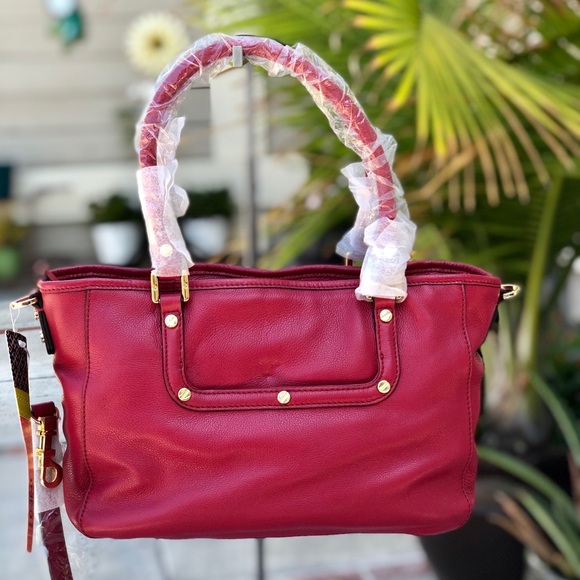 Tory Burch Amanda Mini Satchel in Auburn NWT - Picture 7 of 13